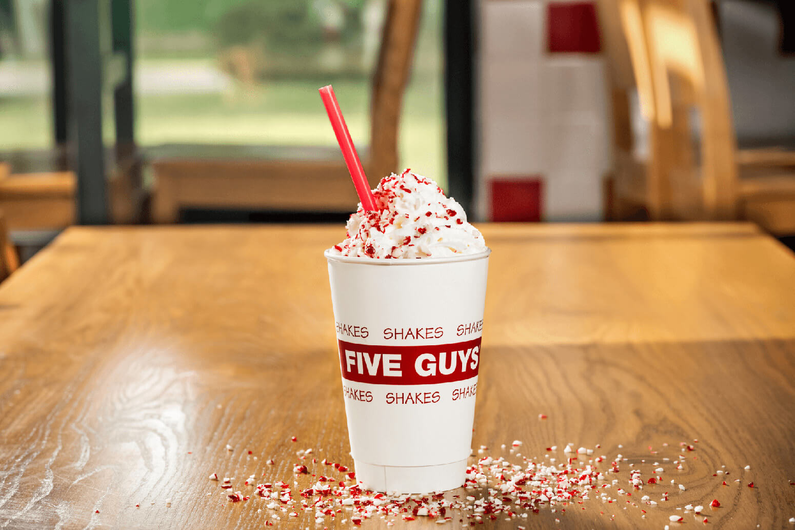 Five Guys Unveils Limited Time Milkshake Mix in For Holiday Season Five Guys Unveils Limited Time Milkshake Mix in For Holiday Season